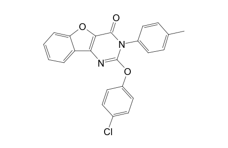 2-[4'-Chlorophenoxy]-3-(4"-methylphenyl)benzofuro[3,2-d]pyrimidin-4(3H)-one