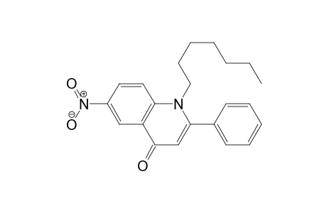 1-Heptyl-6-nitro-2-phenylquinolin-4(1H)-one