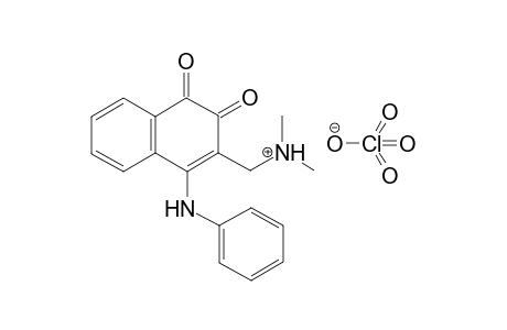 [(1,2-Dihydro-1,2-dioxo-4-phenylamino-naphth-3-yl)-methyl]-dimethylammonium-perchlorate
