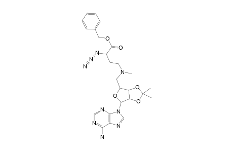 2',3'-O-(1-METHYLETHYLIDENE)-5'-[(S)-(3-AZIDO-3-BENZYLOXYCARBONYLPROPYL)-METHYLAMINO]-5'-DEOXY-ADENOSINE