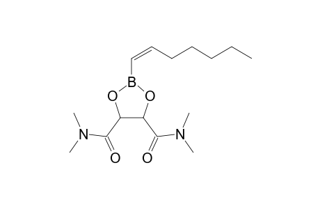 N,n,N',N'-Tetramethyl 2-(hept-1'-enyl)-1,3,2-dioxaborolane-4,5-dicarbamide