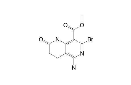 5-AMINO-7-BrOMO-1,2,3,4-TETRAHYDRO-8-METHOXYCARBONYL-1,6-NAPHTHYRIDIN-2-ONE