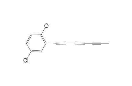 4-CHLORO-2-(HEPTA-1,3,5-TRIYN-1-YL)-PHENOL