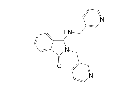 2-(3-pyridinylmethyl)-3-(3-pyridinylmethylamino)-3H-isoindol-1-one