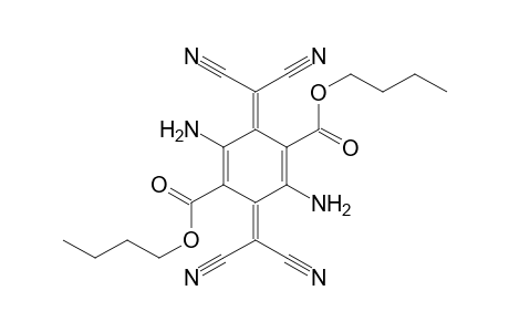 1,4-Cyclohexadiene-1,4-dicarboxylic acid, 2,5-diamino-3,6-bis(dicyanomethylene)-, dibutyl ester