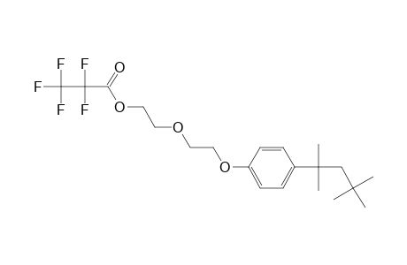 4-Tert-octylphenol diethoxylate, o-pentafluoropropionyl-