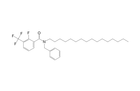 Benzamide, 2-fluoro-3-trifluoromethyl-N-benzyl-N-hexadecyl-