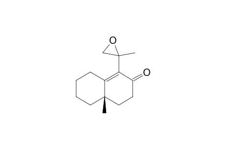 7.alpha.-(1,2-epoxy-1-methylethyl)-4a.beta.-methyl-4,4a,5,6,7,8-hexahydro-2(3H)-naphthalenone