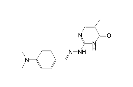benzaldehyde, 4-(dimethylamino)-, (1,6-dihydro-5-methyl-6-oxo-2-pyrimidinyl)hydrazone