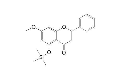Pinostrobin, mono-TMS