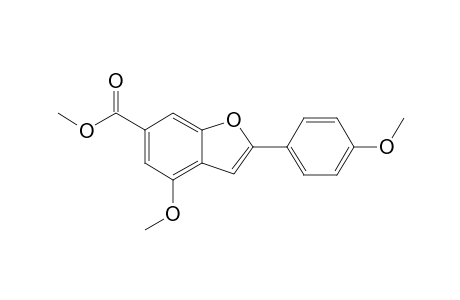 Methyl 4-methoxy-2-(4-methoxyphenyl)benzofuran-6-carboxylate