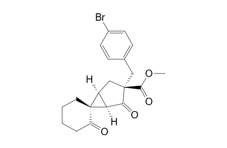 (1R * ,1'R * ,3S * ,5S * )-3-(4-bromobenzyl)-2,2'-dioxospiro[bicyclo[3.1.0]hexane-6,1'-cyclohexane]-3-carboxylate