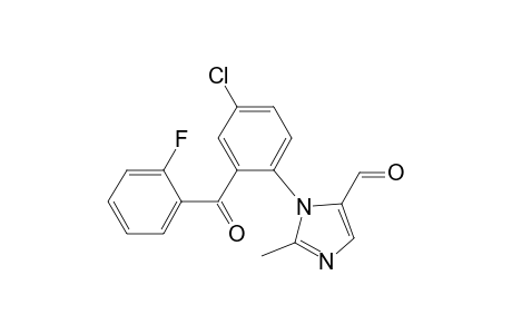 1-(4-Chloro-2-(2-fluorobenzoyl)phenyl)-2-methyl-5-formylimidazole