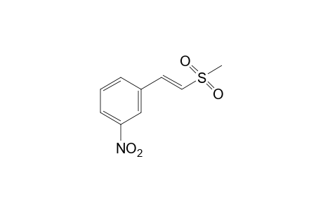 methyl m-nitrostyryl sulfone