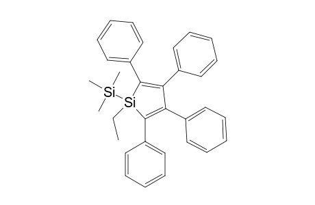 [PH4C4SI(SIME3)(ET)];1-TRIMETHYLSILYL-1-ETHYL-2,3,4,5-TETRAPHENYL-1-SILACYCLOPENTA-DIENE