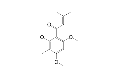 DEHYDROPALLIDUSOL;1-(2-HYDROXY-4,6-DIMETHOXY-3-METHYL-PHENYL)-3-METHYL-BUT-2-EN-1-ONE