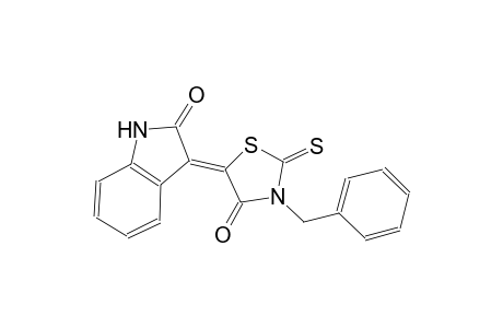 (3Z)-3-(3-benzyl-4-oxo-2-thioxo-1,3-thiazolidin-5-ylidene)-1,3-dihydro-2H-indol-2-one