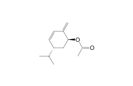 3-Cyclohexen-1-ol, 2-methylene-5-(1-methylethyl)-, acetate, (1S-trans)-