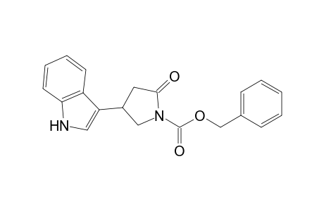 Benzyl 4-(1H-Indol-3'-yl)-2-oxopyrrolidine-1-carbamate-2-one