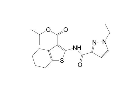 isopropyl 2-{[(1-ethyl-1H-pyrazol-3-yl)carbonyl]amino}-4,5,6,7-tetrahydro-1-benzothiophene-3-carboxylate