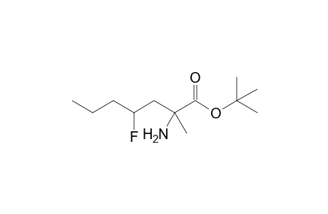 tert-Butyl 2-amino-4-fluoro-2-methylheptanoate