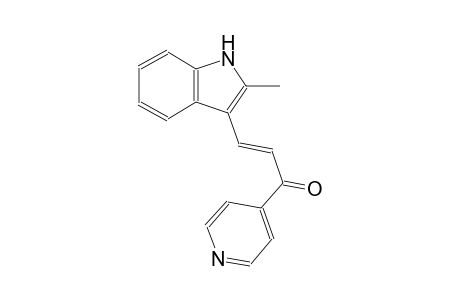 (2E)-3-(2-methyl-1H-indol-3-yl)-1-(4-pyridinyl)-2-propen-1-one