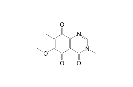 6-Methoxy-3,7-dimethyl-4,5,8(3H)-quinazolintrione