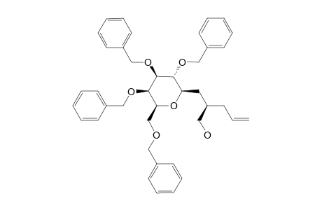 (R)-2-(2,3,4,6-TETRA-O-BENZYL-BETA-D-GALACTOPYRANOSYLMETHYL)-PENT-4-EN-1-OL