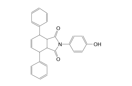 2-(4-hydroxyphenyl)-4,7-diphenyl-3a,4,7,7a-tetrahydro-1H-isoindole-1,3(2H)-dione