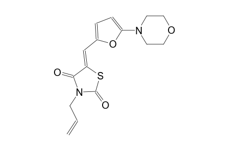 (5Z)-3-allyl-5-{[5-(4-morpholinyl)-2-furyl]methylene}-1,3-thiazolidine-2,4-dione