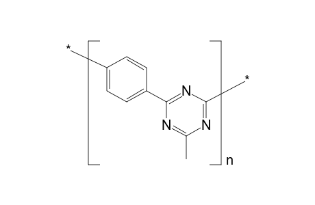 Poly[(6-methyl-2,4-s-triazinediyl)-1,4-phenylene]