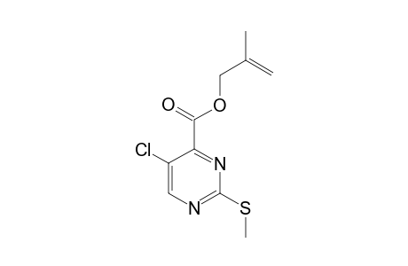 5-CHLORO-4-(2-METHYL-2-PROPENYLOXY)-2-METHYLTHIOPYRIMIDINE