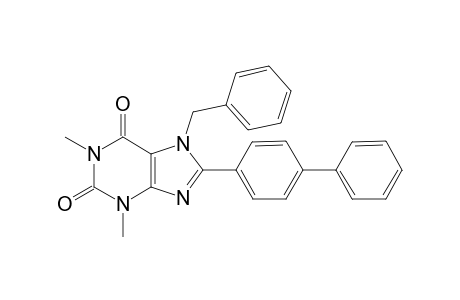 7-Benzyl-8-biphenyl-1,3-dimethyl-3,7-dihydro-1H-purine-2,6-dione