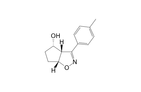 3a,4-trans-3a,6a-cis-3-(4-methylphenyl)-3a,5,6,6a-tetrahydro-4H-cyclopenta[d]isoxazole-4-ol
