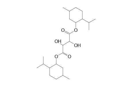 2,3-Dihydroxybutanedioic acid bis(5-methyl-2-propan-2-ylcyclohexyl) ester