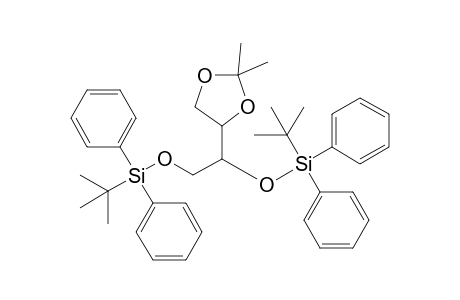 1,2-bis[O-(t-Butyldiphenylsilyl)]-3,4-O-isopropylidenebutane-1,2,3,4-tetrol