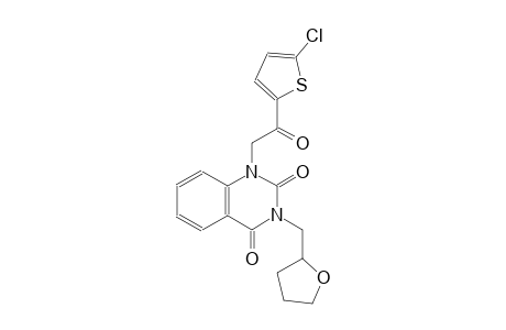 1-[2-(5-chloro-2-thienyl)-2-oxoethyl]-3-(tetrahydro-2-furanylmethyl)-2,4(1H,3H)-quinazolinedione