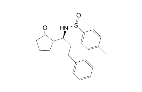 (S)-4-Methylbenzenesulfinic acid [1-(2-oxocyclopentyl)-3-pheylpropyl]amide