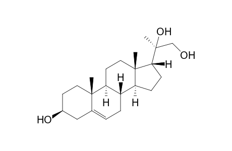(2R)-2-[(3S,8S,9S,10R,13S,14S,17R)-3-hydroxy-10,13-dimethyl-2,3,4,7,8,9,11,12,14,15,16,17-dodecahydro-1H-cyclopenta[a]phenanthren-17-yl]propane-1,2-diol