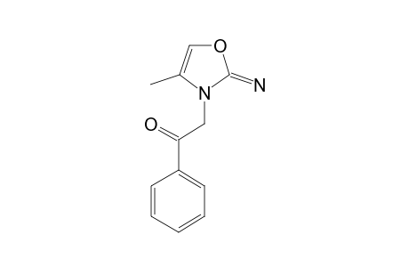 2-IMINO-4-METHYL-3-PHENACYL-2,3-DIHYDRO-OXAZOLE