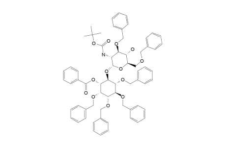 [2-AZIDO-3,6-DI-O-BENZYL-2-N-(TERT.-BUTYLOXYCARBONYL)-AMINO-2-DEOXY-ALPHA-D-GLUCOPYRANOSYL]-(1->6)-1-O-BENZOYL-2,3,4,5-TETRA-O-BENZYL-MYO-INOSITOL