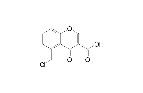 5-Chloromethyl-4-oxo-4H-1-benzopyran-3-carboxylic acid