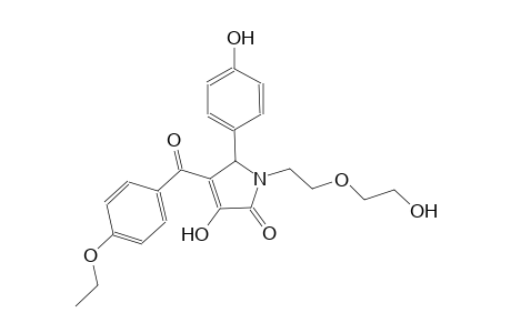 4-(4-ethoxybenzoyl)-3-hydroxy-1-[2-(2-hydroxyethoxy)ethyl]-5-(4-hydroxyphenyl)-1,5-dihydro-2H-pyrrol-2-one