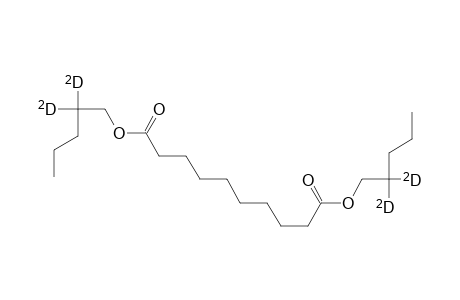 decanedioic acid bis(2,2-dideuteropentyl) ester