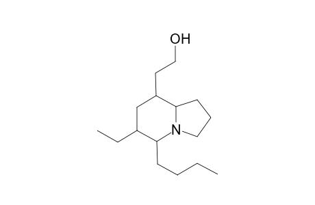 5-(2'-Hydroxyethyl)-6,8-dipropyl-indolizidine