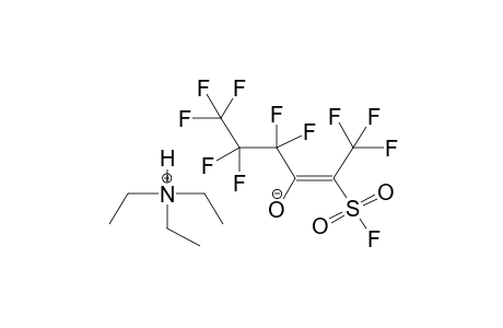 TRIETHYLAMMONIUM PERFLUORO-PROPYL(ALPHA-FLUOROSULPHONYLETHYL)KETONEENOLATE