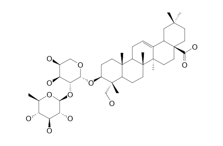 HEDERAGENIN-3-O-BETA-D-QUINOVOPYRANOSYL-(1->2)-ALPHA-L-ARABINOPYRANOSYL