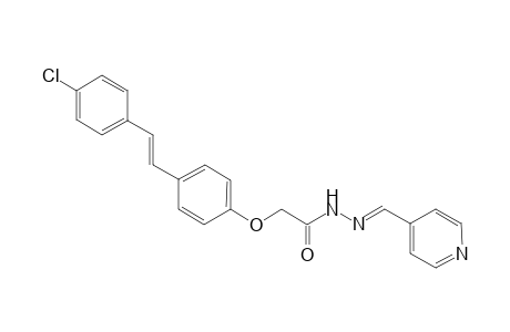 4-{[(4'-Pyridyl)imino)aminocarbonyl]methoxy}-(p-chloro)stylbene