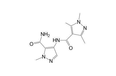 N-[5-(aminocarbonyl)-1-methyl-1H-pyrazol-4-yl]-1,3,5-trimethyl-1H-pyrazole-4-carboxamide