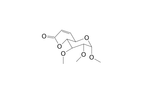 (Methyl 6,7-dideoxy-2,3-di-O-methyl-.alpha.-D-gluco-oct-6-eno-1,5-pyranosid)-urono-8,4-lactone